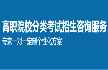 高职院校分类考试招生咨询服务